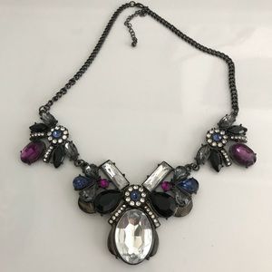 Jewel Toned Statement Necklace